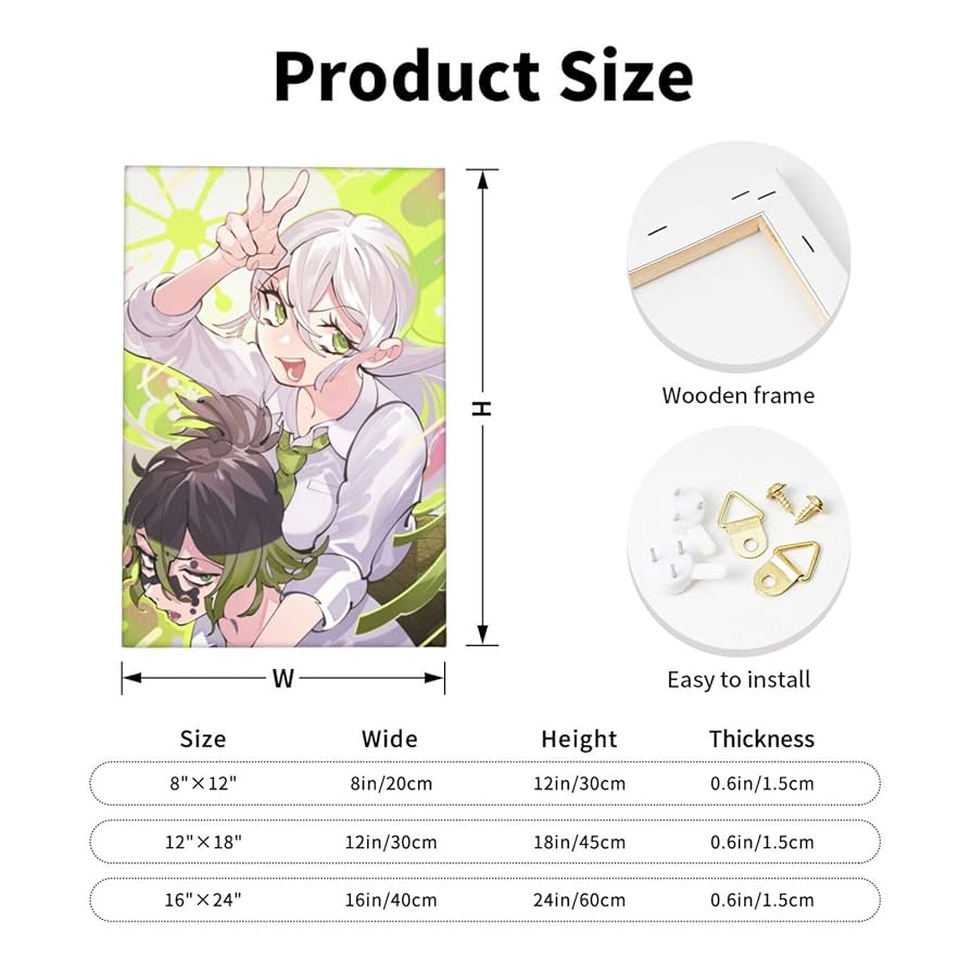 Amazon.co.jp: アートポスター 鬼滅の刃 堕姫 妓夫太郎 アート